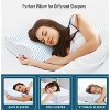 LISM Memory Foam Neck Bed Pillow,Ergonomic Cervical Pillow for Side Back Stomach Sleeper - 4 of 4