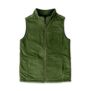 Goumi Toddler Corduroy + Faux Shearling Reversible Vest - 1 of 4