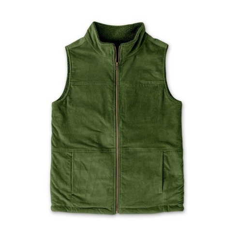 Goumi Toddler Corduroy + Faux Shearling Reversible Vest - image 1 of 4