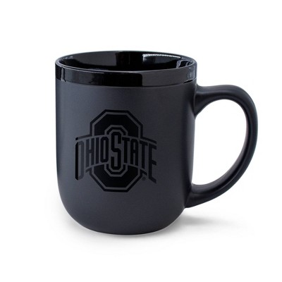 Ncaa Ohio State Buckeyes 12oz Ceramic Coffee Mug - Black : Target