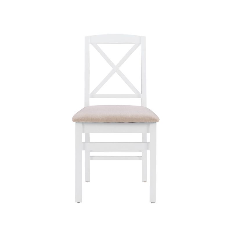 Set of 2 Triena X-Back Dining Chairs - Linon, 4 of 17