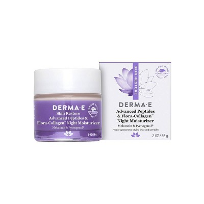 Derma E Advanced Peptides Collagen Night Face Moisturizer 2oz