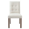 ACEPANO Set of 4 Modern Wooden Dining Chairs with Back For Dining Room-Beige - 4 of 4