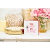 C&F Home 4.75" Valentine's Day "Warm My Heart" Decorative Table Sitter Shelf Block - 2 of 4
