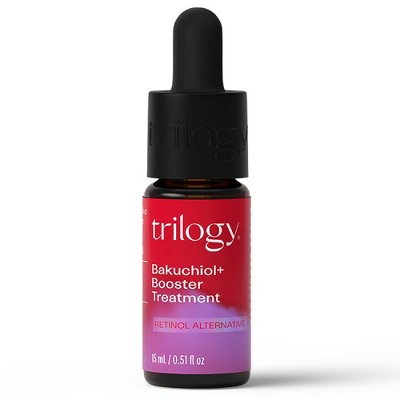 Trilogy Bakuchiol+ Booster Treatment .51oz- 2-Week Anti-Aging Serum,4% Bakuchiol