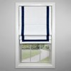 Versailles Valentina Cordless Roman Blackout Shades For Windows Insides/Outside Mount Navy - 3 of 4