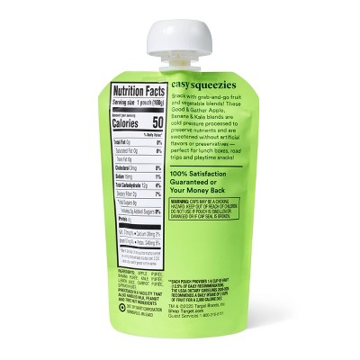 Apple, Banana and Kale Pouch - 3.5oz - Good & Gather™