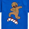 Boys' - Instant Message - Gingerbread Skater Christmas Short Sleeve Graphic T-Shirt - 2 of 4