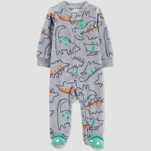 Baby boy fleece online footed pajamas