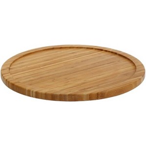 YBM HOME Bamboo Lazy Susan Single Turntable - 1 of 4