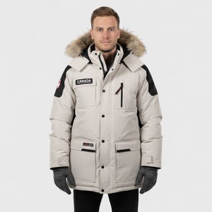 Canada Weather Gear Men’s Heavyweight Arctic Parka with Faux Fur Hood|Insulated Water-Resistant Winter Jacket - 1 of 3