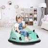 12V Kids Ride On Bumper Car, Toddlers Electric Bumping Car Battery Powered Ride On Toy with Remote Control, 360¡«Spin, LED Lights, Music - 2 of 4