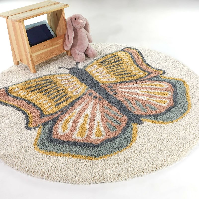 5'3"x7' Sofia Butterfly Kids' Rug - Balta Rugs, 2 of 6