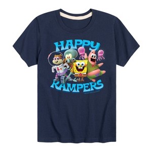 Boys' - SpongeBob SquarePants - Kamp Koral Happy Kampers Short Sleeve Graphic T-Shirt - 1 of 4