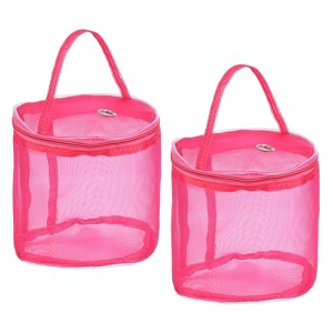 Unique Bargains Portable Crochet Knitting Sewing Craft Mesh Yarn Storage Bags 2 Pcs - 1 of 4