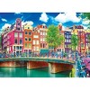 RoseArt Kodak Premium Colorful Waterfront Buildings Amsterdam  Jigsaw Puzzle - 1000pc - 2 of 4