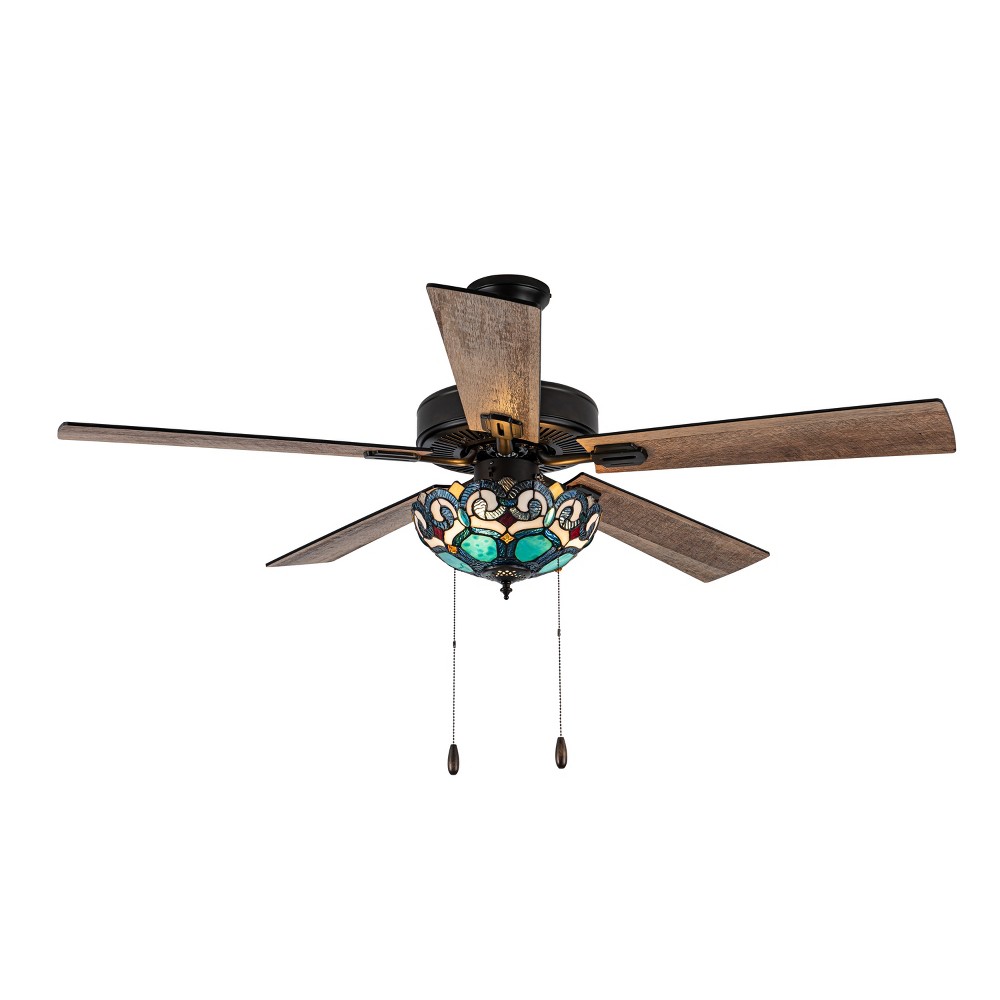 Photos - Air Conditioner River of Goods 52" Irving 5-Blade Remote-Controlled Ceiling Fan