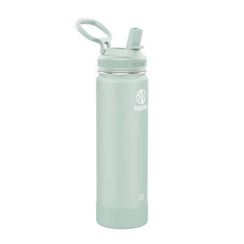 Takeya 22oz Actives Insulated Stainless Steel Water Bottle with Straw Lid
