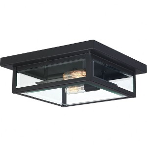 Quoizel Lighting Westover 2 - Light Flush Mount in  Earth Black - 1 of 4