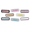Ashley Productions® Magnetic Die-Cut Timesavers & Labels, Days of the Week, Black and White Assorted Patterns, 8 Per Pack, 3 Packs - 2 of 3