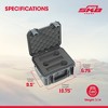 SKB iSeries Microphone Hard Case, Waterproof Polypropylene Shell with 6-Slot Foam Interior and Durable Latches for Mic System Protection - 3 of 4