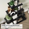 Bookcase, 4-Tier Ladder Bookshelf, A-Shaped Ladder Shelf Display - 4 of 4