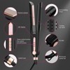 SKIMI Airflow Styler, Titanium Flat Iron Hair Straightener, Professional Curling Iron with Cooling Air Vents to Lock in Style, 5 Temps & Dual Voltage - 2 of 4
