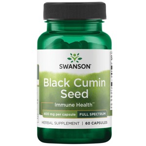 Swanson Herbal Supplements Black Cumin Seed 400 mg Capsule 60ct. - 1 of 2