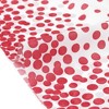 Unique Bargains Disposable Plastic Rectangle Printed Gold Domes Dining Parties Table Covers 6 Pcs - 4 of 4