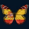 Men's Design By Humans Butterfly Flag Of Spain By GiftsIdeas Tank Top - 2 of 2