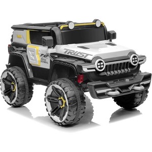 Ride on Truck Car for Kids Ages 3-6, 12V Electric Toy Car with 7AH Battery, Powerful Motors, 2.4G Remote Control, Metal Suspension - 1 of 4