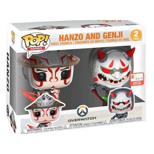 Funko POP! Overwatch Samurai Hanzo and Genji Exclusive 2 Pack