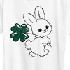 Women's - Instant Message - Bunny And Clover Short Sleeve Graphic T-Shirt - 2 of 4