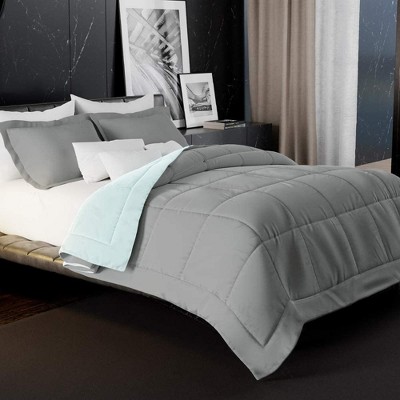 Jacler 3-Piece Lightweight Reversible All Season Down Alternative Comforter 1800 Thread Count Set