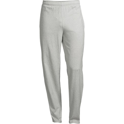 Lands' End Men's Tall Jersey Knit Sweatpants - Medium Tall - Gray Heather