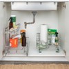 Glidez Multipurpose Chrome-Plated Steel Pull-Out/Slide-Out Storage Organizer for Under Cabinet Use - Chrome - 2 of 4