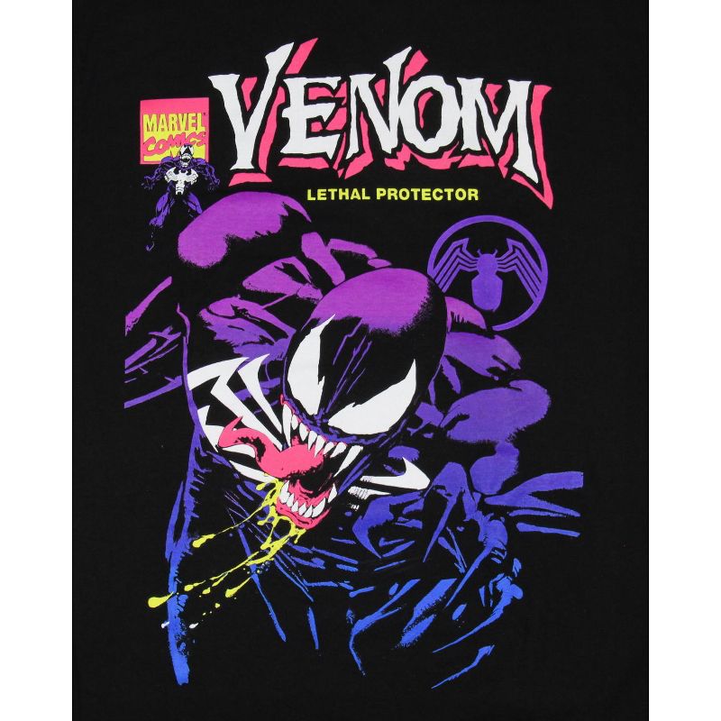 Marvel Comics Men's Venom Lethal Protector Graphic T-Shirt Adult, 2 of 4
