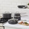 Cuisinart C67p-9 Hard Anodized 9 Piece Cookware Set : Target