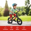 Toddler Balance Bike 2 Year Old, 12 Inch No Pedal Kids Bike for 2-5 Years Old, Lightweight Push Bicycle , Birthday Gift Toys for Kids - 2 of 4