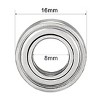Unique Bargains Deep Groove Ball Bearing 688ZZ Double Shield Carbon Steel Bearings 20 Pcs - 4 of 4