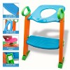 5 Star Super Deals Potty Trainer Toilet Chair Seat with Sturdy Non Slip Step Stool Ladder w/ Handles - 3-In-1 Trainer for Kids & Toddlers - 2 of 4