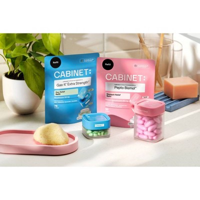 Cabinet Health: Refillable Medicines for Stomach and Digestive Symptoms Collection