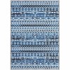 Washable Geometric Rug, Foldable Non-Slip Carpet, Stain-Resistant Non-Shedding Indoor Area Rug for Living Room Bedroom - 3 of 4