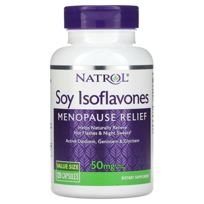 Natrol Soy Isoflavones, 10 mg, 120 Capsules, Dietary Supplements