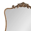 Kate & Laurel All Things Decor 24"X42" Arendahl Wavy Mirror Gold - 3 of 4