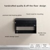 MH London Idris 12.5" Wall-Mounted Solid Wood Nightstand with Storage - 3 of 4