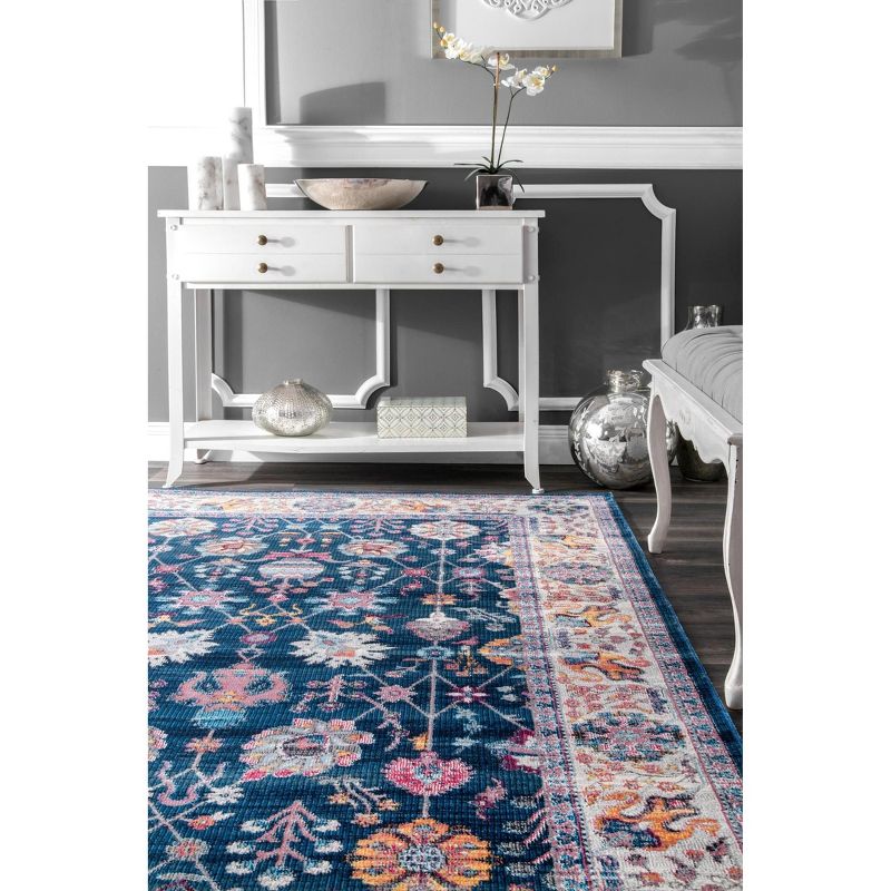 nuLOOM Classic Tinted Floral Area Rug, 6 of 7