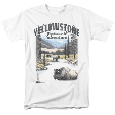 Yellowstone National Park Classic Adult T-Shirt White