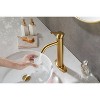 Vynxaria Bathroom Sink Faucet Single Hole Single Handle Bathroom Faucet Vanity Faucet Modern RV Faucet Deck Mount 1 Hole or 3 Holes - 2 of 4