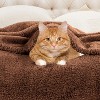 Fleece Plush Medium Weight Fluffy Soft Solid Decorative Blanket by Blue Nile Mills - 4 of 4